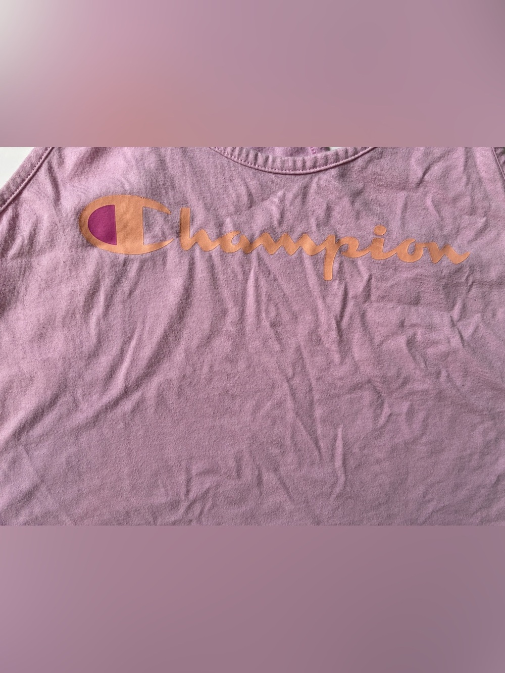 Champion Script Logo Racerback Tank — Size M - Picture 5 of 8